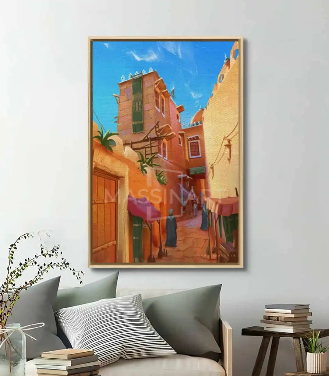 tableau-decoratif-maroc-art-mural-moderne-architecture-salon-hotel-massinart11